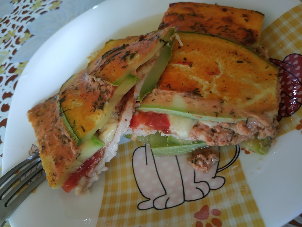 Запеканка из кабачков