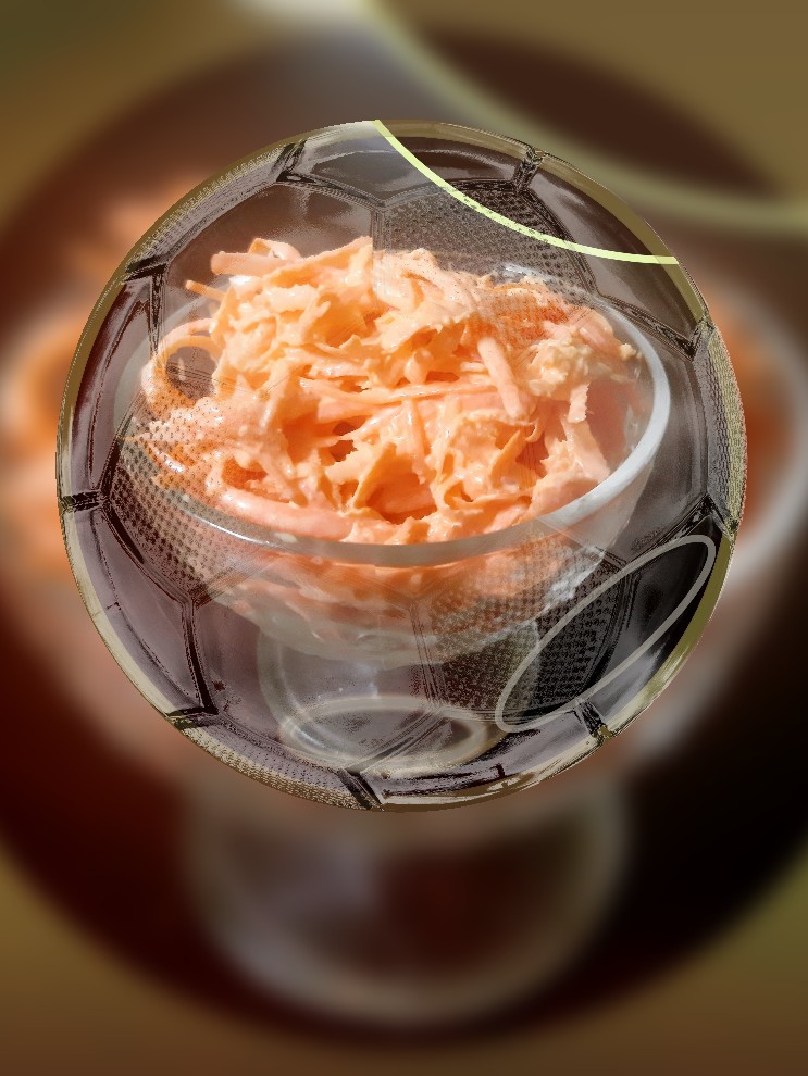 Салат из моркови с чесноком