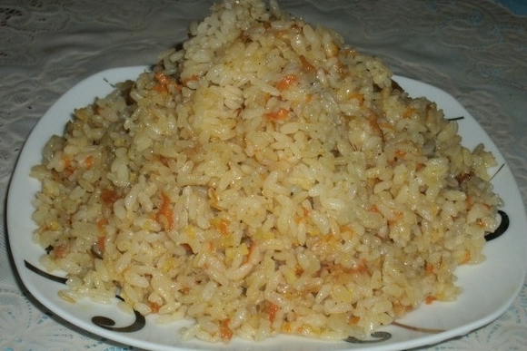 Рис с сушеными кабачками в мультиварке #кулинарныймарафон
