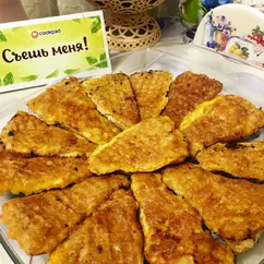 Треугольники с фаршем из вафельных коржей 🤩😋🥰