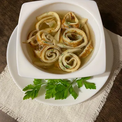 🇦🇹 Тирольский блинный суп или Fritatensuppe (Фритатензуппе)