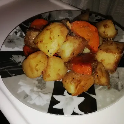 Картофель в соевом соусе