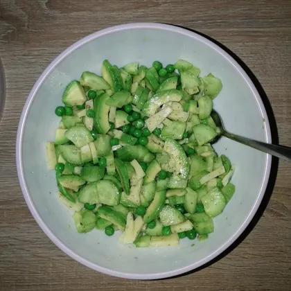 ПП Зелёный салат на ужин