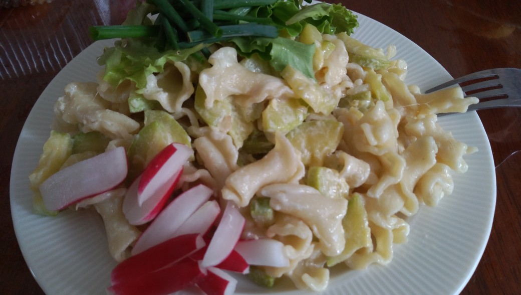 Паста с цукини и кедровыми орешками