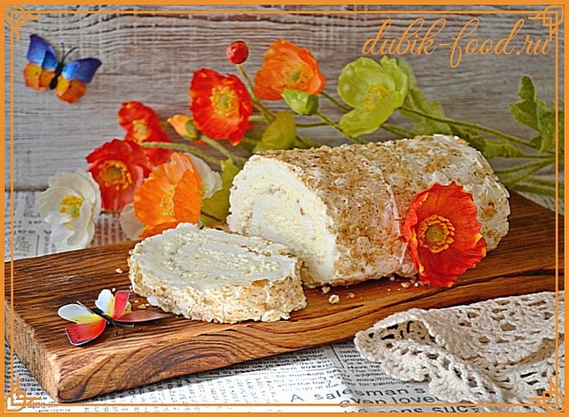 Меренговый рулет