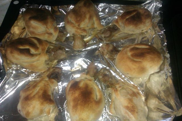 Куриные ножки в мешочках
