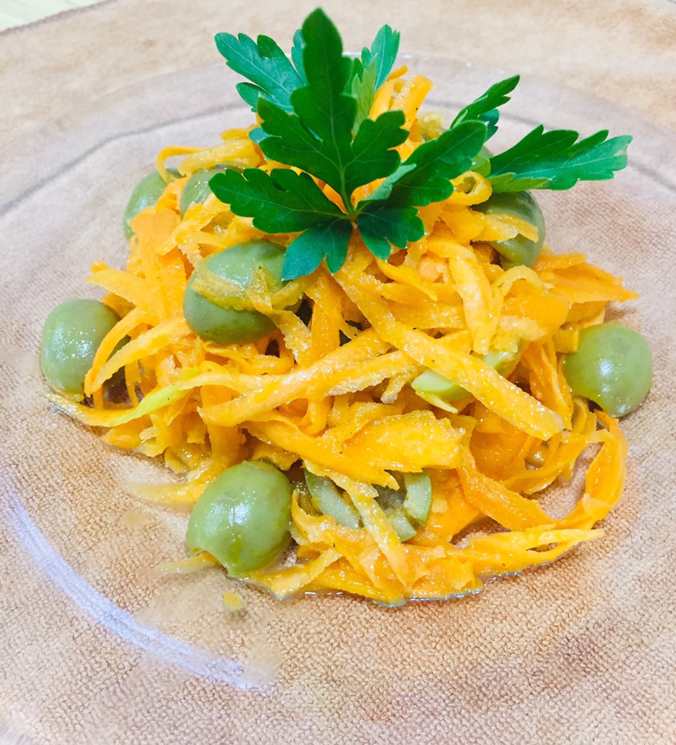 Марокканский салат с апельсиновым соком