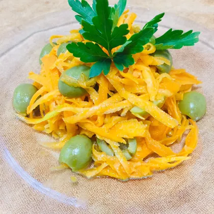 Марокканский салат с апельсиновым соком