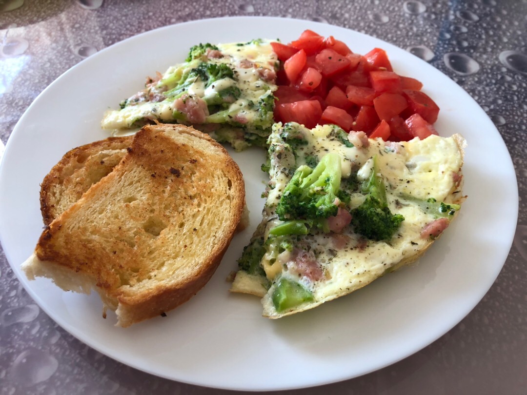 Яйца с брокколи 🥚🥦