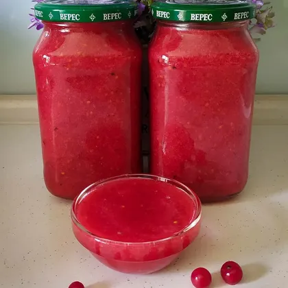 Красная смородина на зиму с сахаром