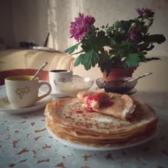 Блинчики тонкие - любимое лакомство 🥞