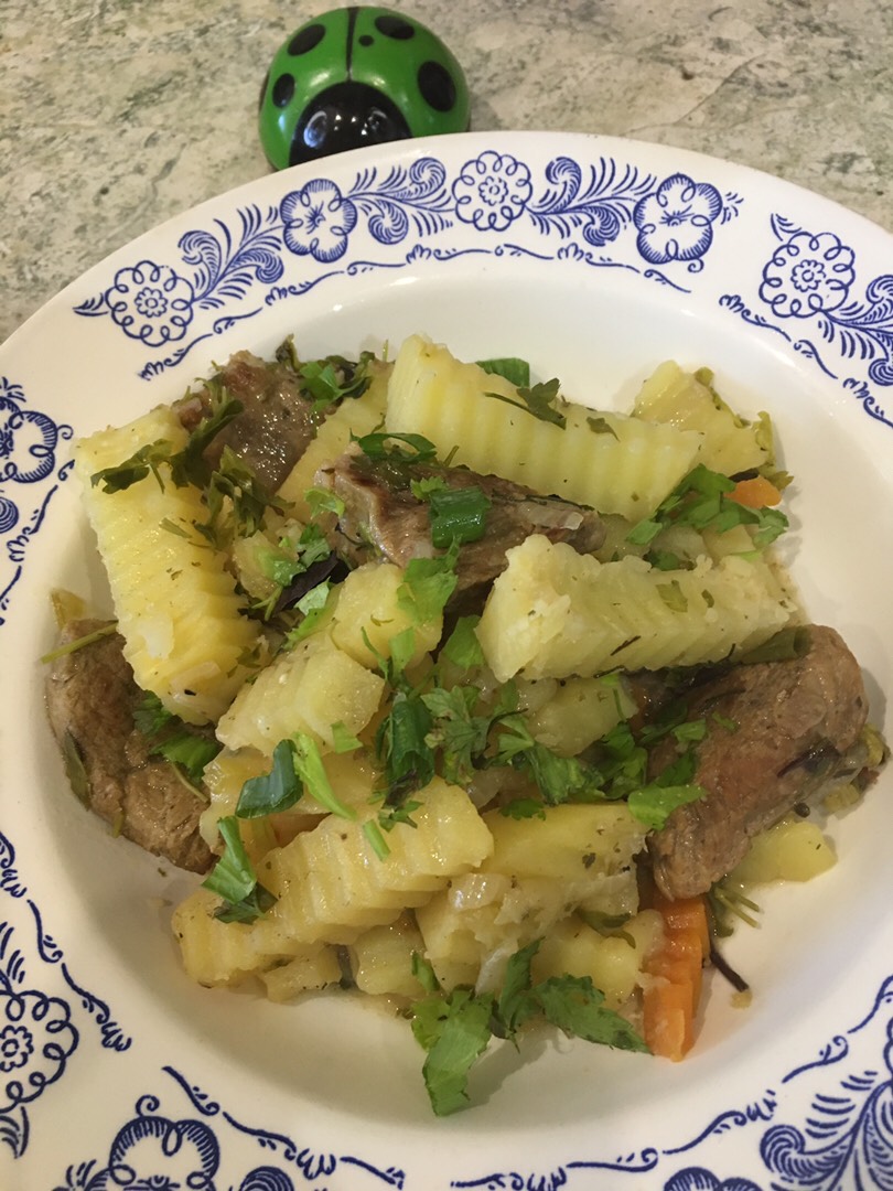 Говядина с картошкой
