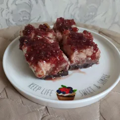 Шоколадно-кокосовые батончики с джемом