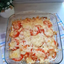 Запеканка из кабачков с куриной грудкой