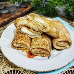 Блинчики с сыром