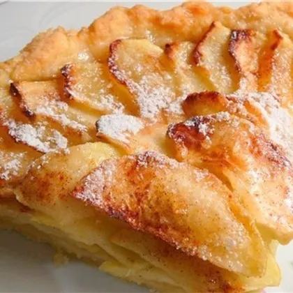 Французский тарт с яблоками,берем,печем,всех угощаем,приятного аппетита