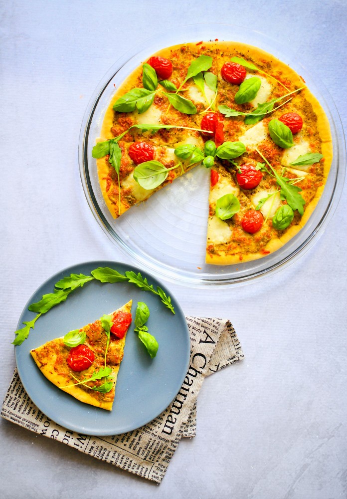Пицца 🍕 песто/моцарелла/руколла