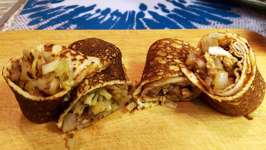 Блины на минералке