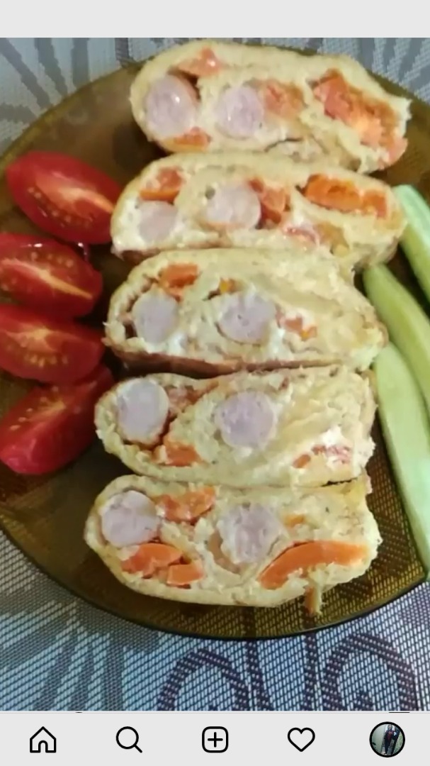 Кабачковый рулет