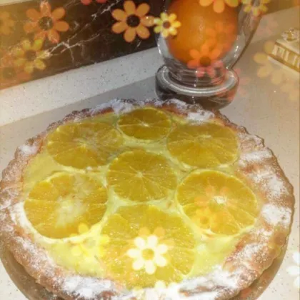 Заливной апельсиновый пирог 🥧 🍊