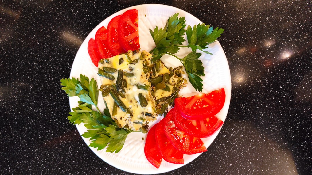Омлет с овощами 🥬