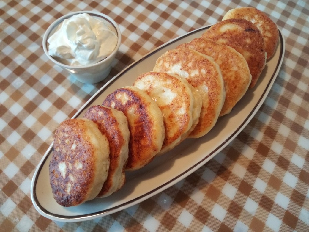 Творожные оладушки