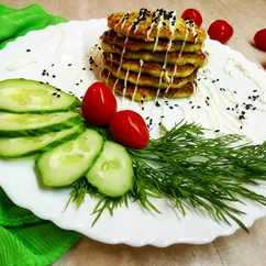 Кабачковые оладьи🥞🥒