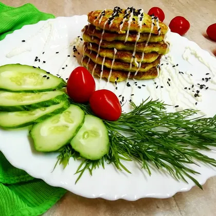 Кабачковые оладьи🥞🥒