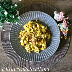 Жареная картошка с грибами