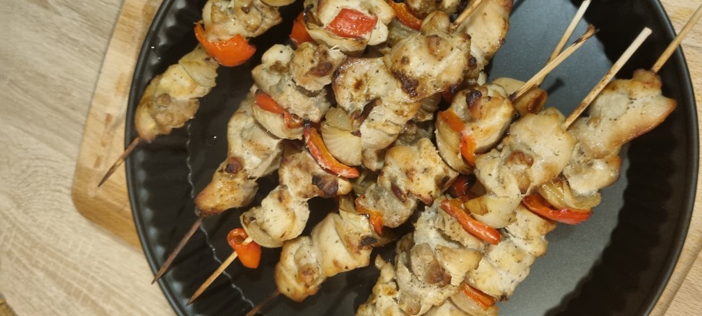 Куриные шашлычки в духовке