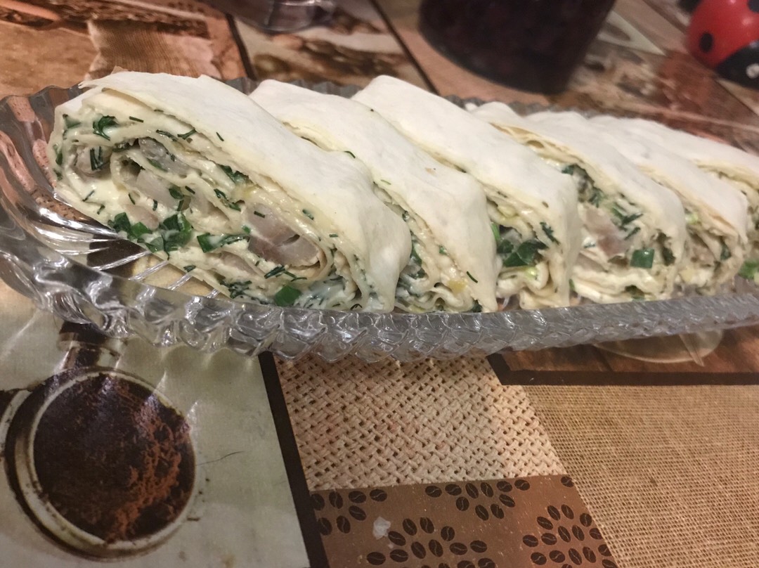 Рулет с селёдкой