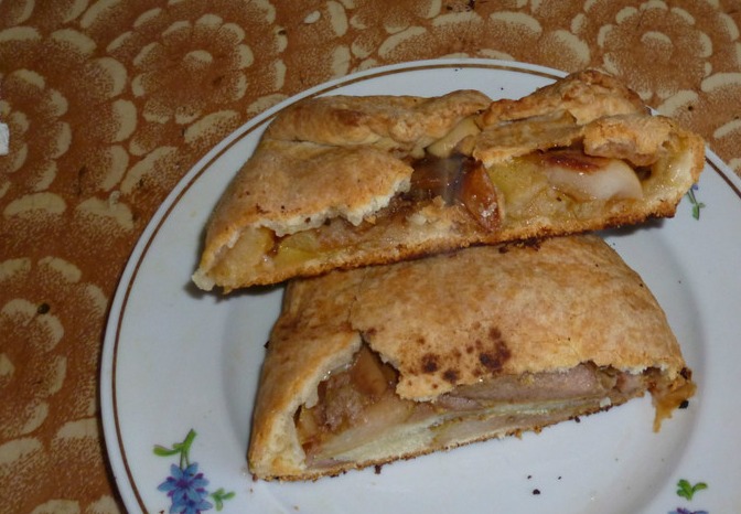 Рулет с грушами