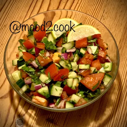 Индийский салат из помидор, огурцов и лука “Качумбер” | Kachumber
