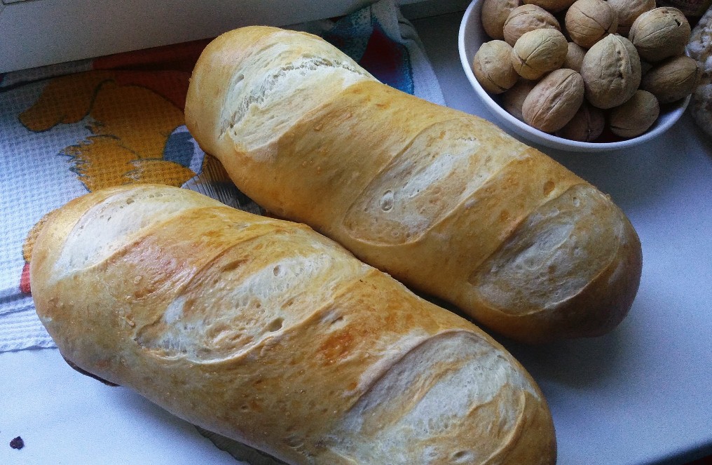 Хлеб на ночной опаре🥖🥖🥖