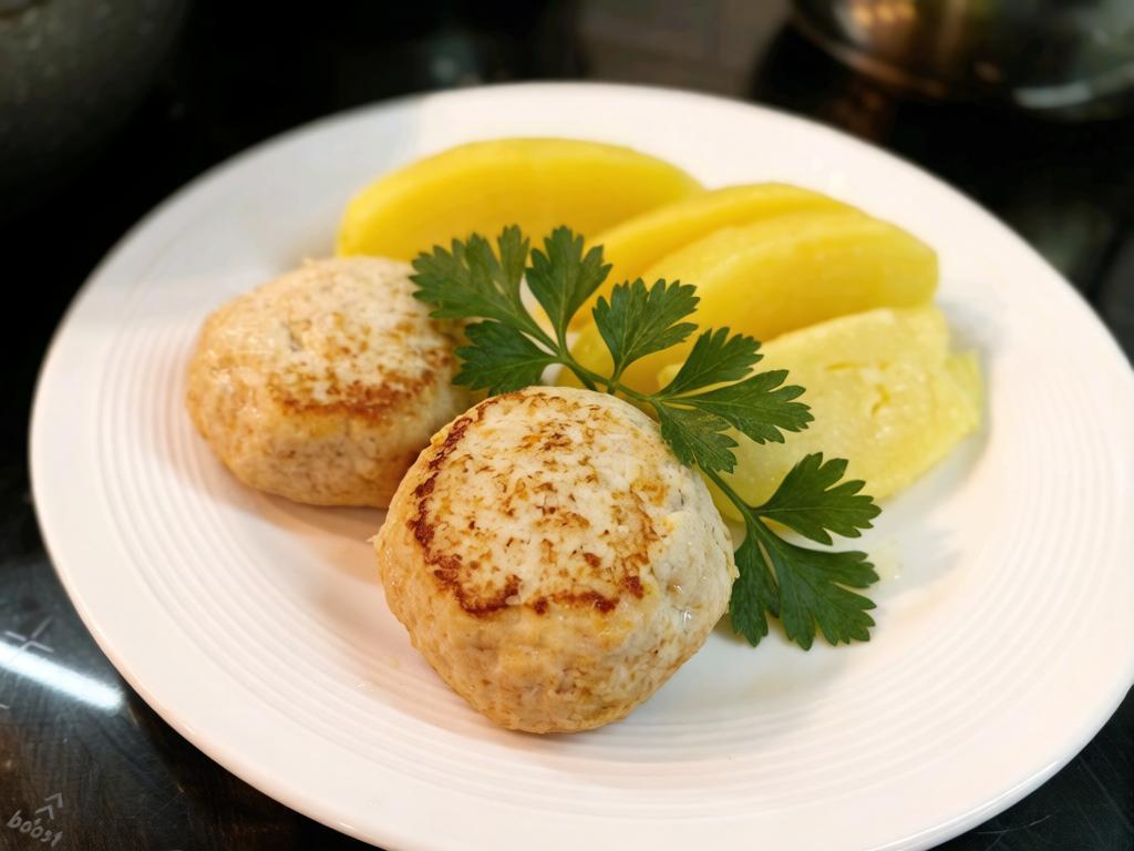 Куриные котлеты с овощами