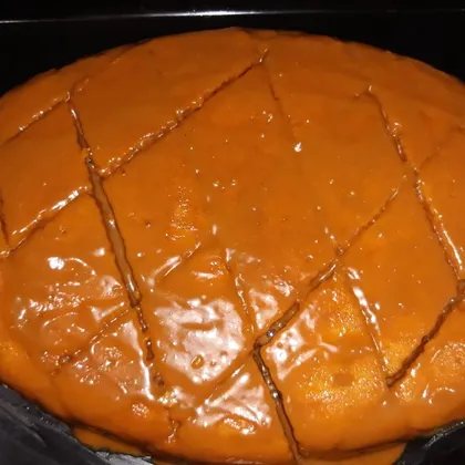 Морковное пирожное с мягкой карамелью