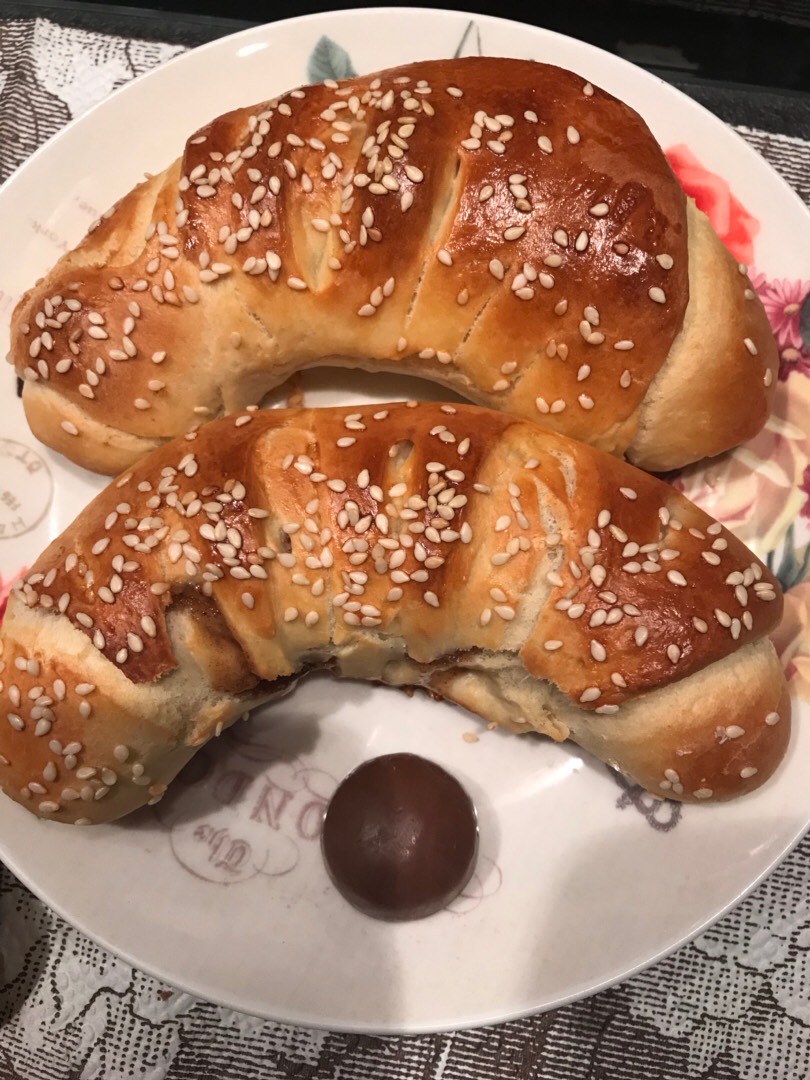 Рогалики с шоколадом