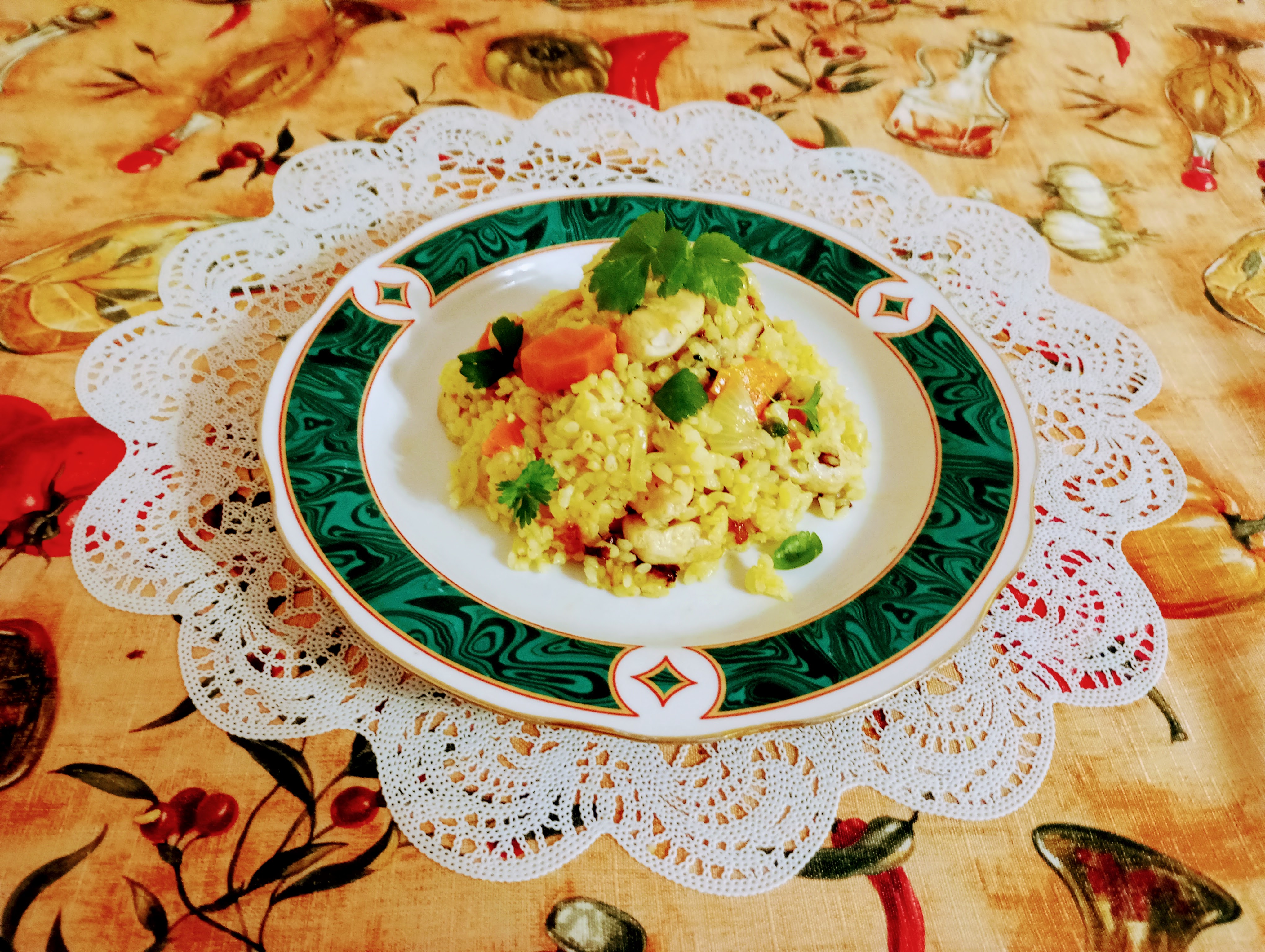 Плов с курицей