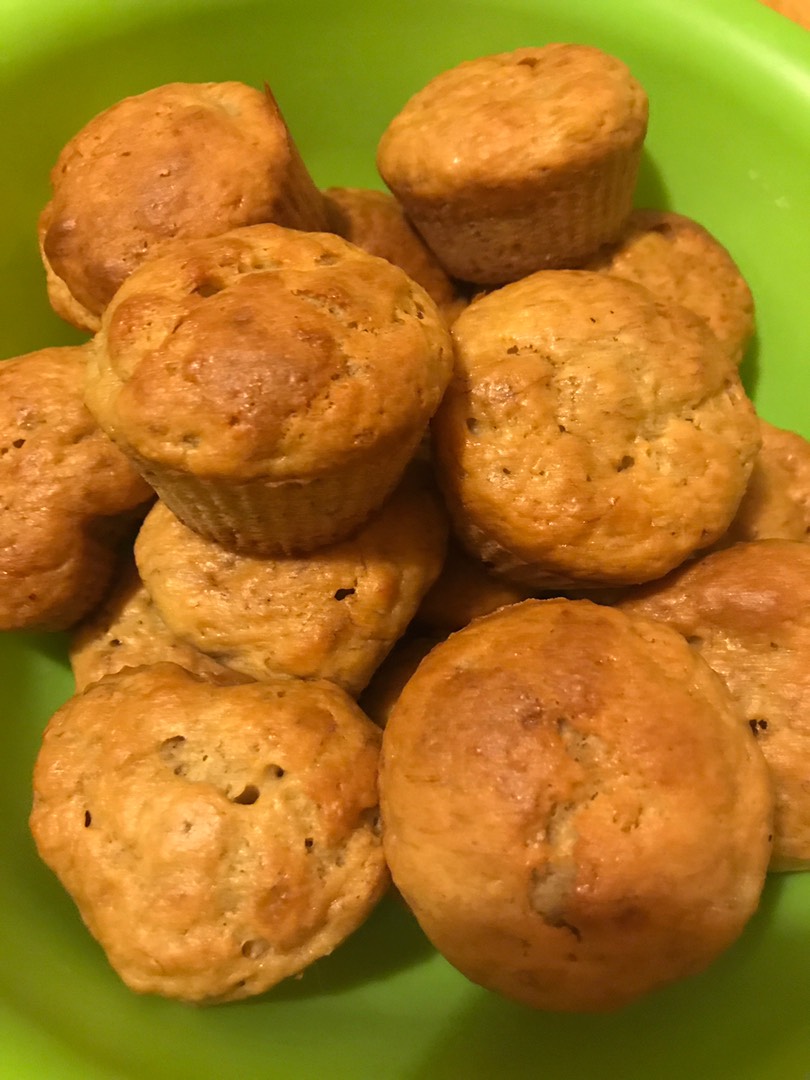 Банановые капкейки 🧁