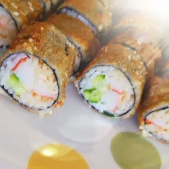 Роллы в кляре в домашних условиях 🍣