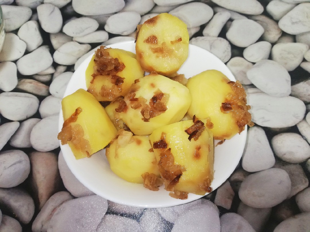 Картофель с жареным луком