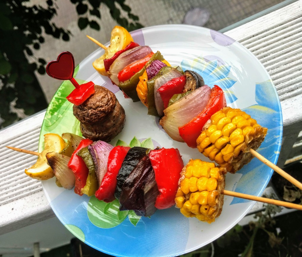 Овощные шашлычки🍡