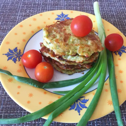 Оладьи из кабачков с сыром