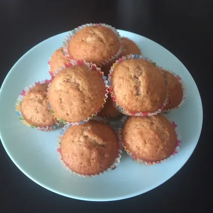 Кексы с корицей и грецкими орехами 🧁