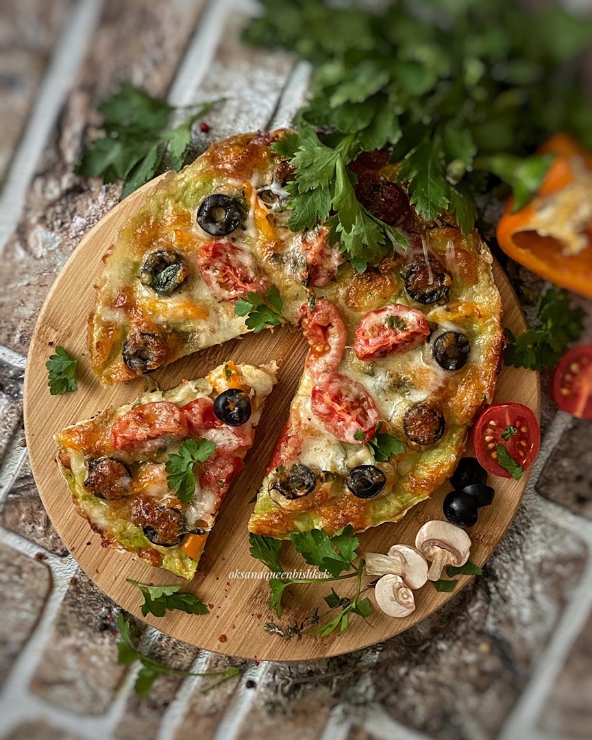 🍕Кабачковая пицца в духовке