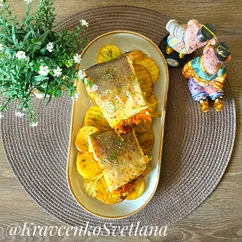 Рыба фаршированная и запеченная в духовке