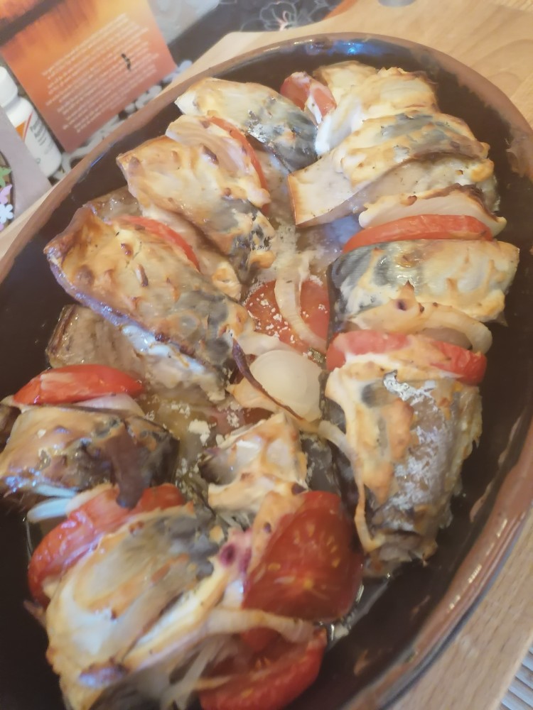 Скумбрия в духовке
