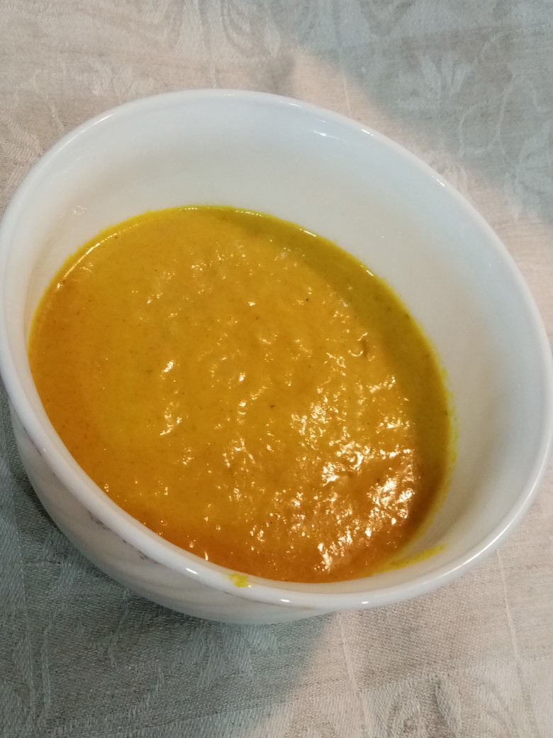 Тыквенно - кабачковый суп на кокосовом молоке 🌴