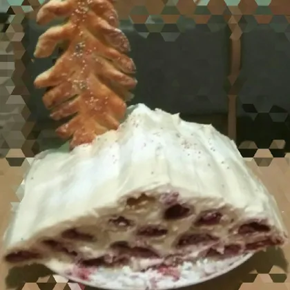 Торт 'Монастырская изба' с кремом Пломбир