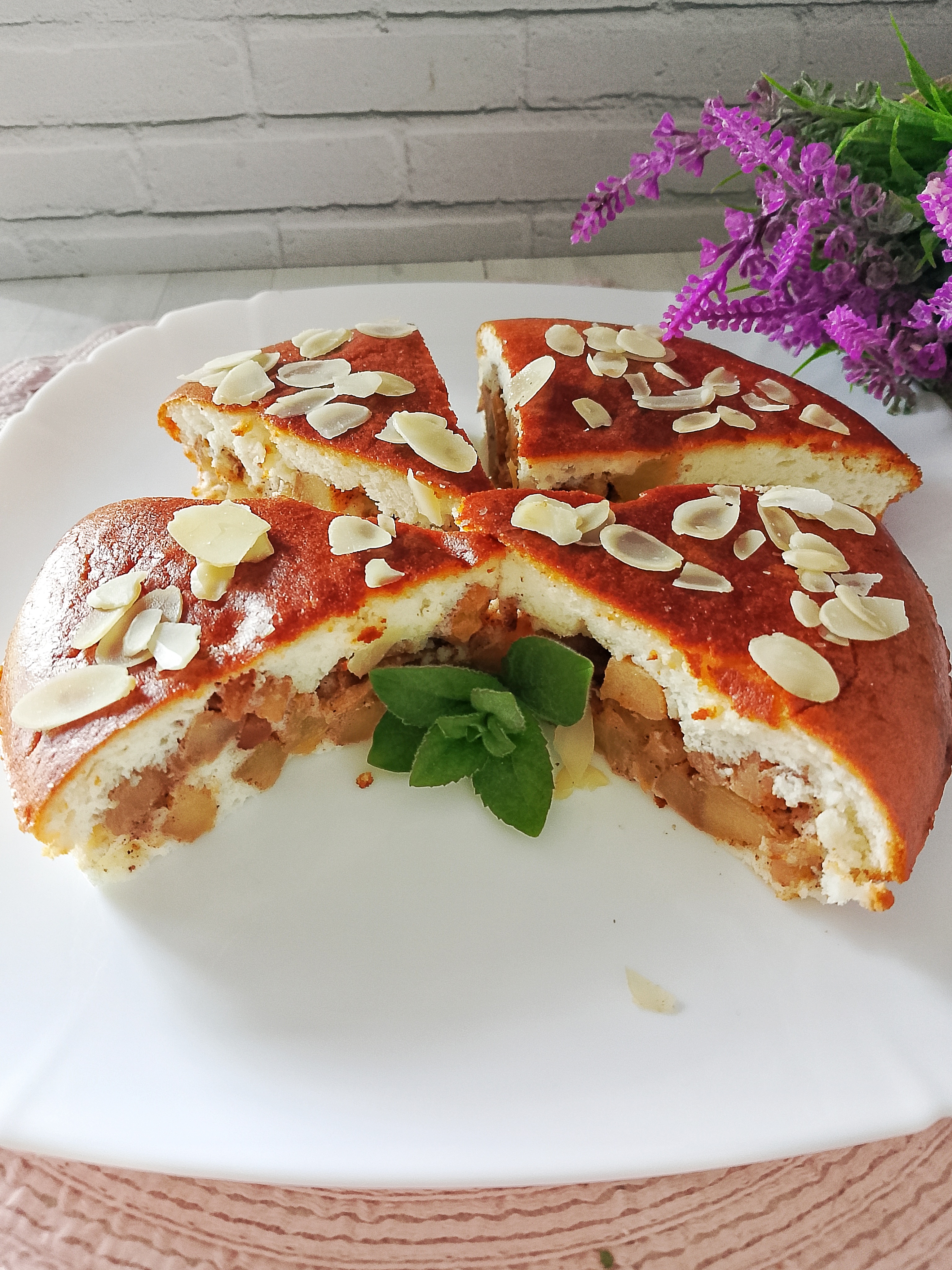 Пп шарлотка с яблоком запечённая в аэрогриле